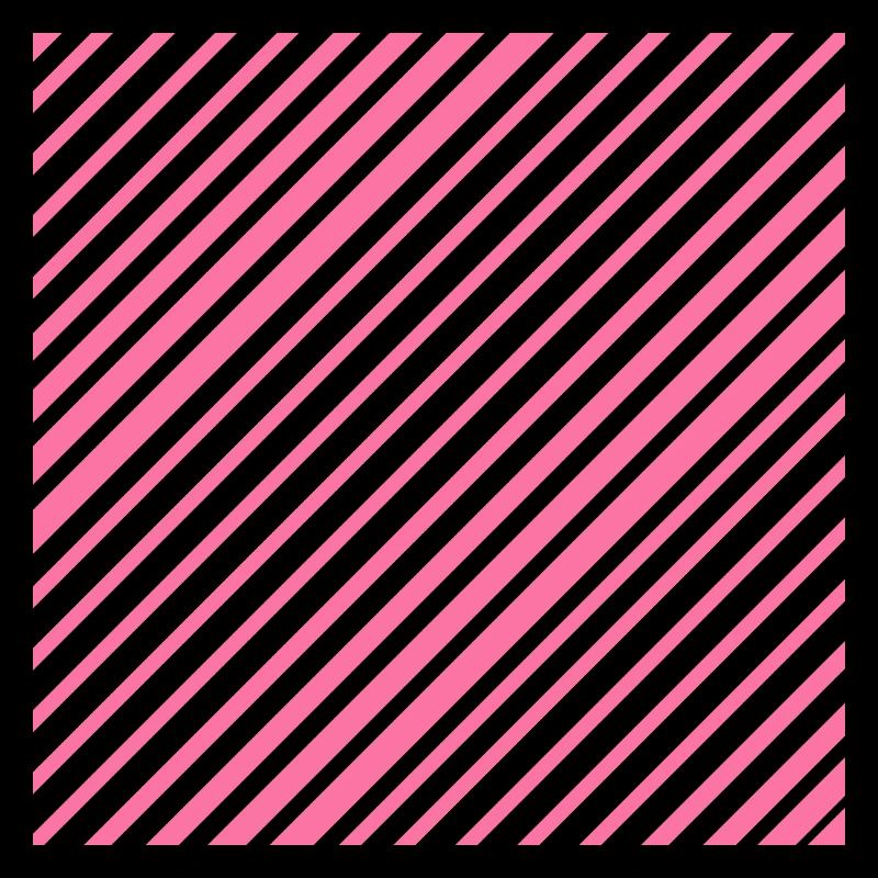 Grafische Linien mit diagonalen Streifen L-Rosa