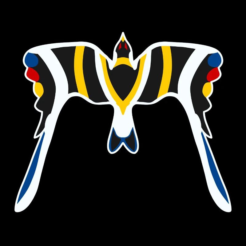 Manta Néon Noir Jaune