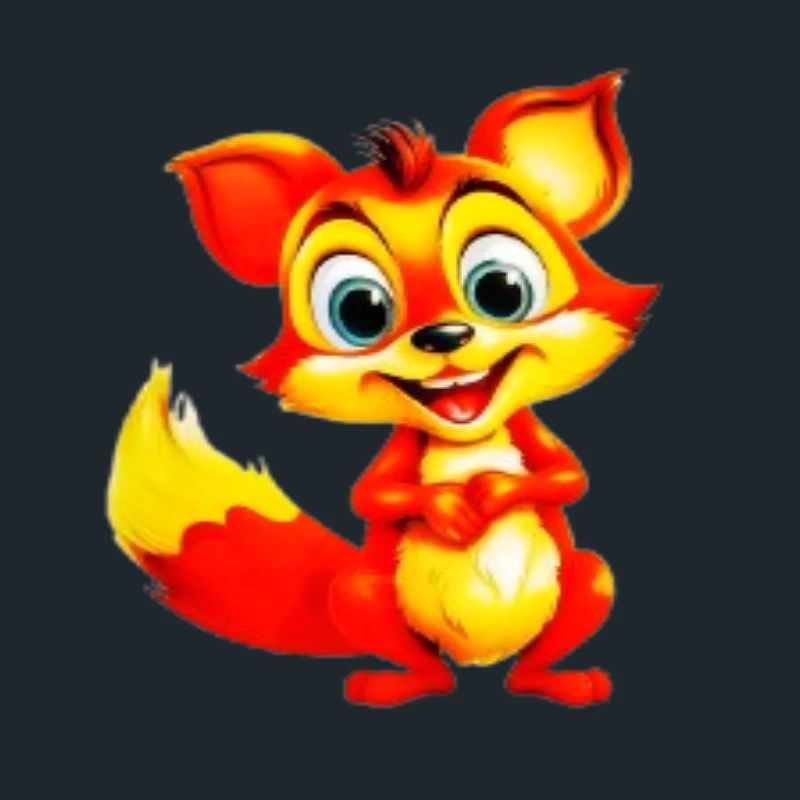 Charme Toon Renard Ardent