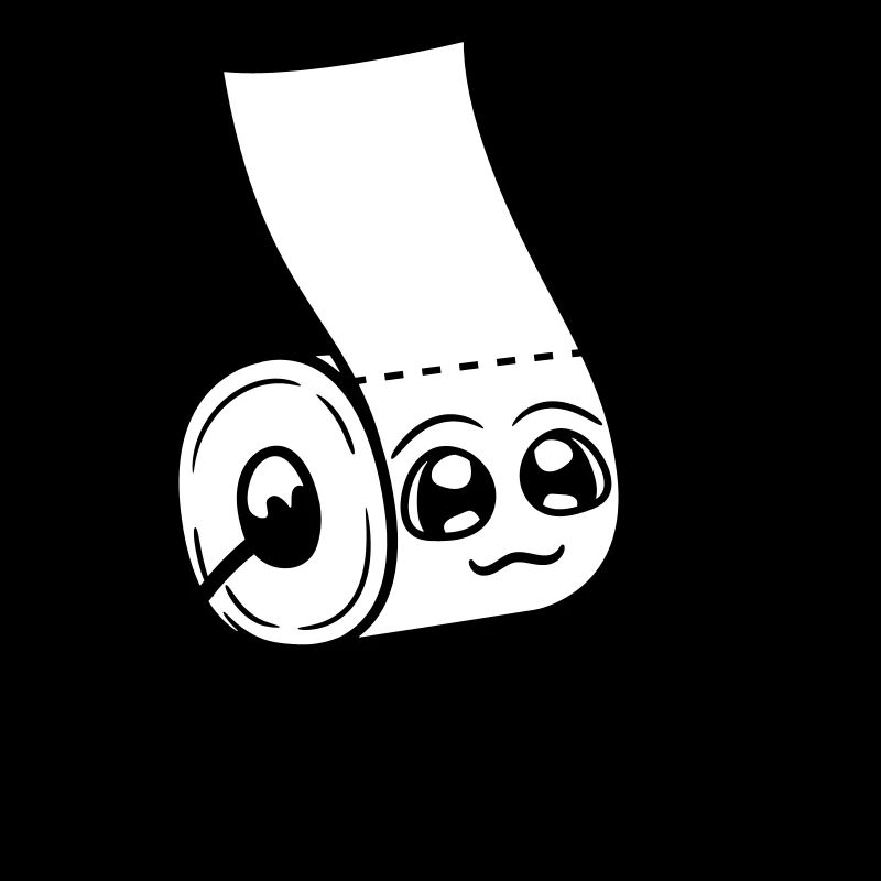 klopapier maennchen suess mignon petit visage l