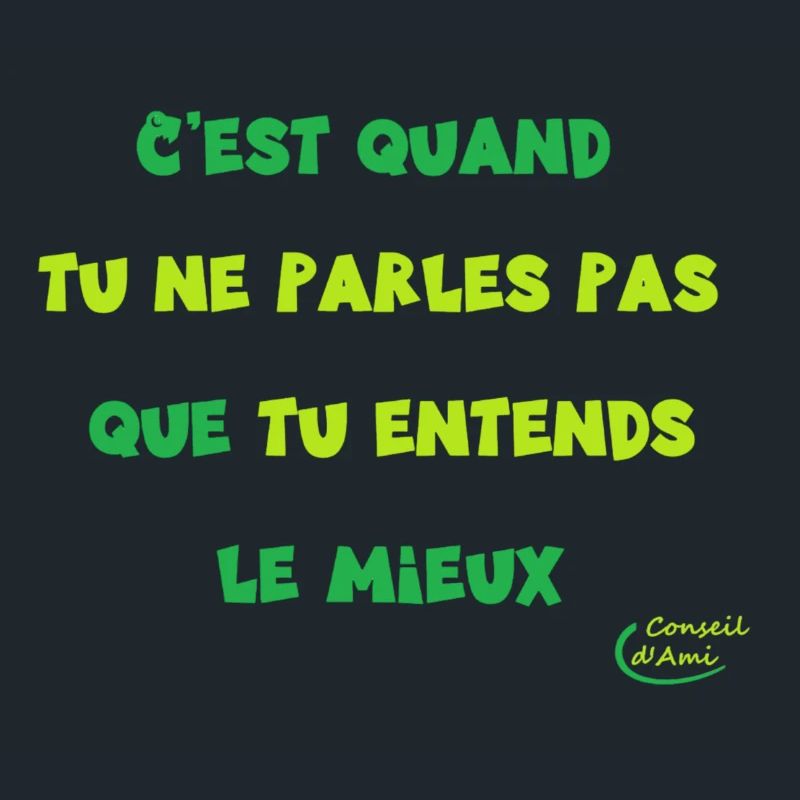 65 - Se taire et écouter