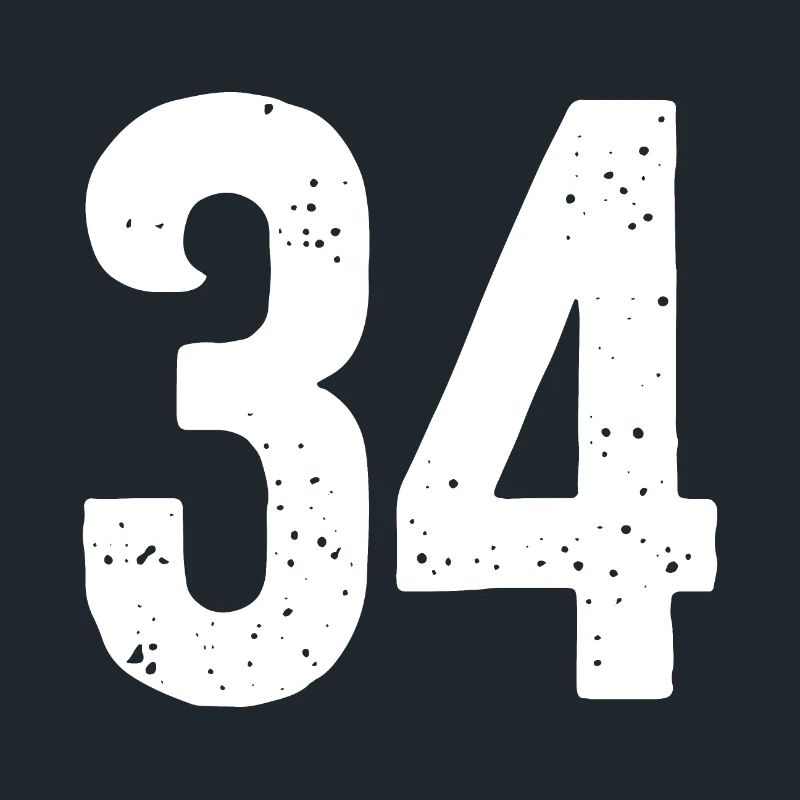 34 Numéros Blanc