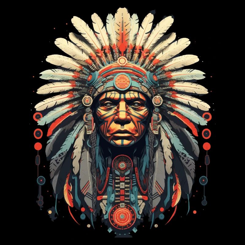 Native American Design Native American Head