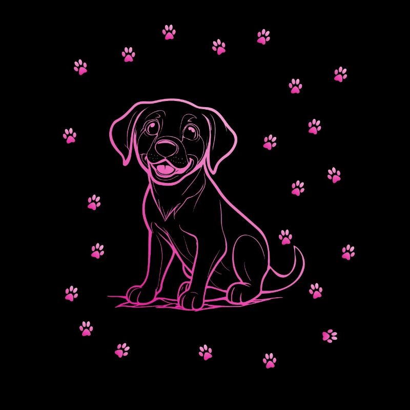 Labrador Retriever with small paws