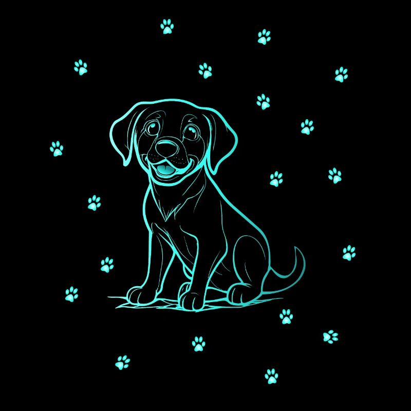 Labrador Retriever with small paws
