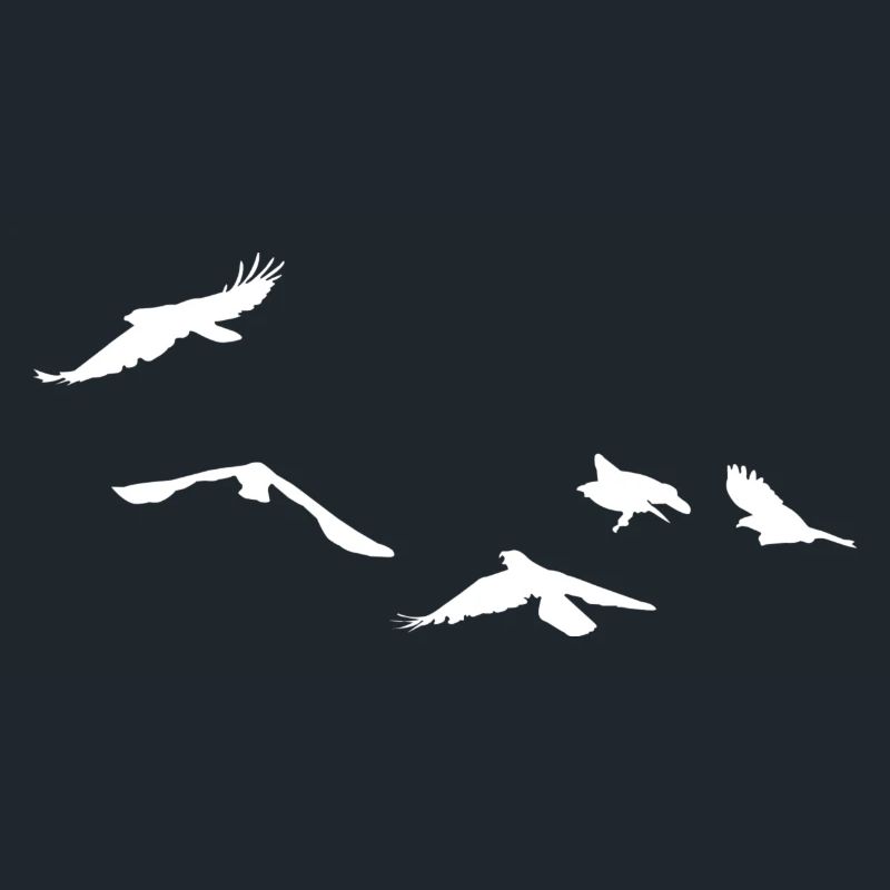 White birds