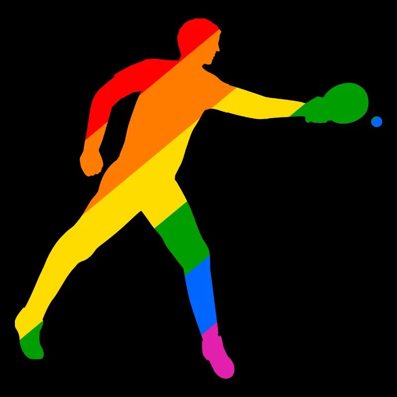 Colorful table tennis