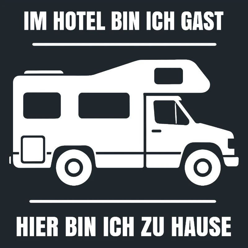 Cooler Dauercamper Spruch Wohnmobil Zuhause