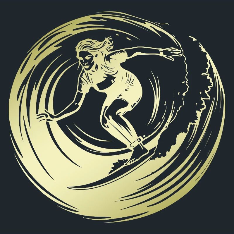 Silhouette de surfeur Surf