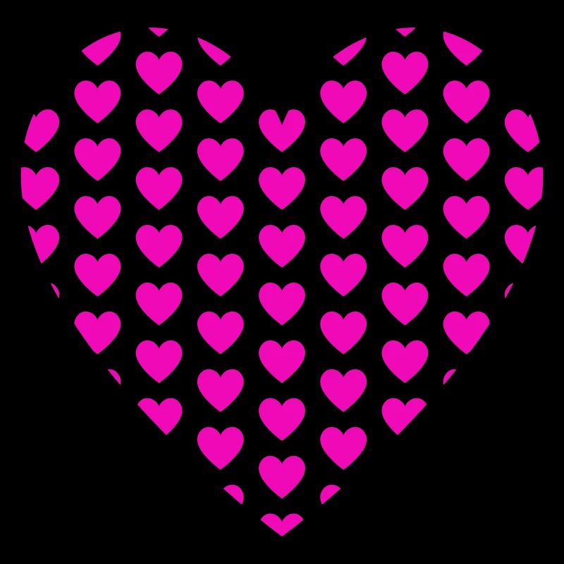 Coeur Coeurs Patch Motif
