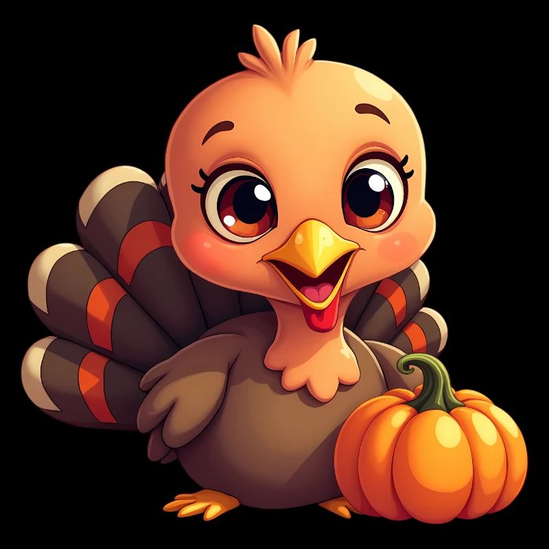 Bébé dinde de Thanksgiving