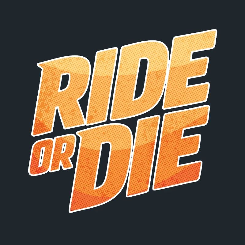 Ride or Die – Comic Orange Style