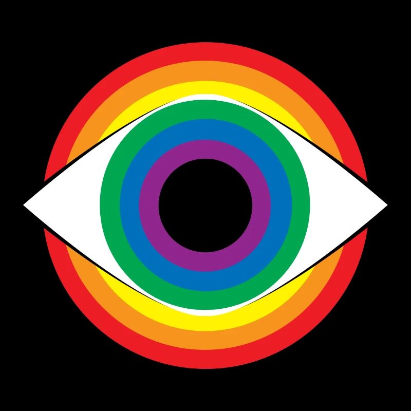 Hypnosis Eye Rainbow Colorful See Magic Variety