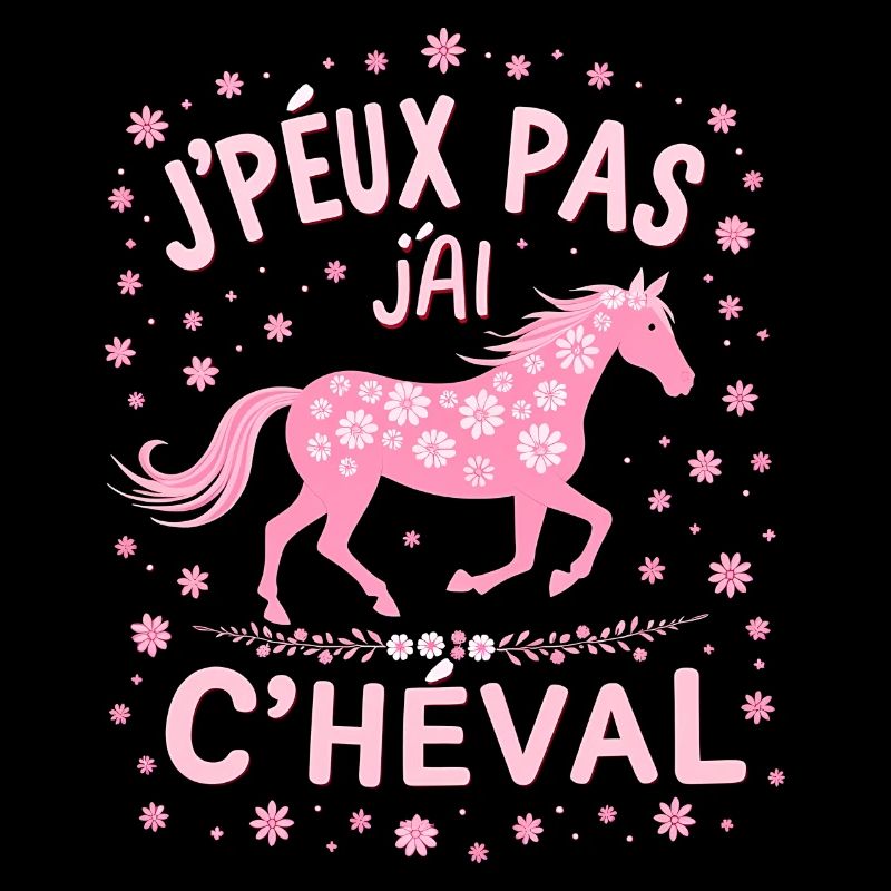 J'Peux Pas J'Ai Cheval - Rose