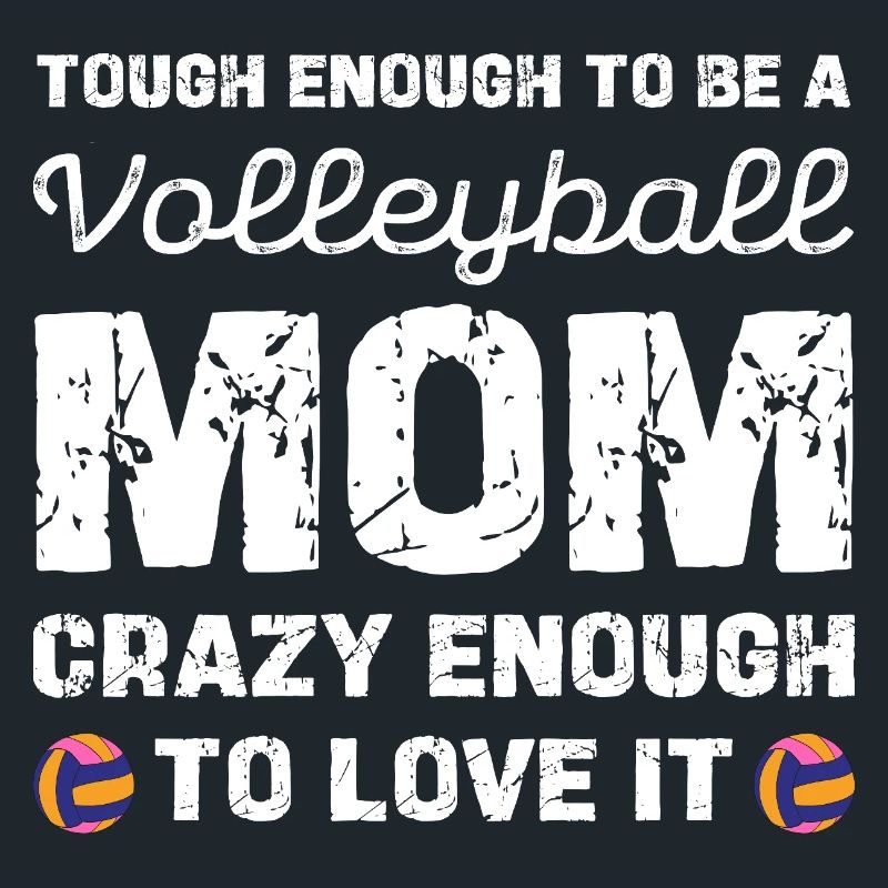 Maman de volley-ball courageuse et adore ça