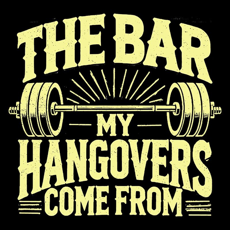 Funny Gym Bar Bodybuilding Gift