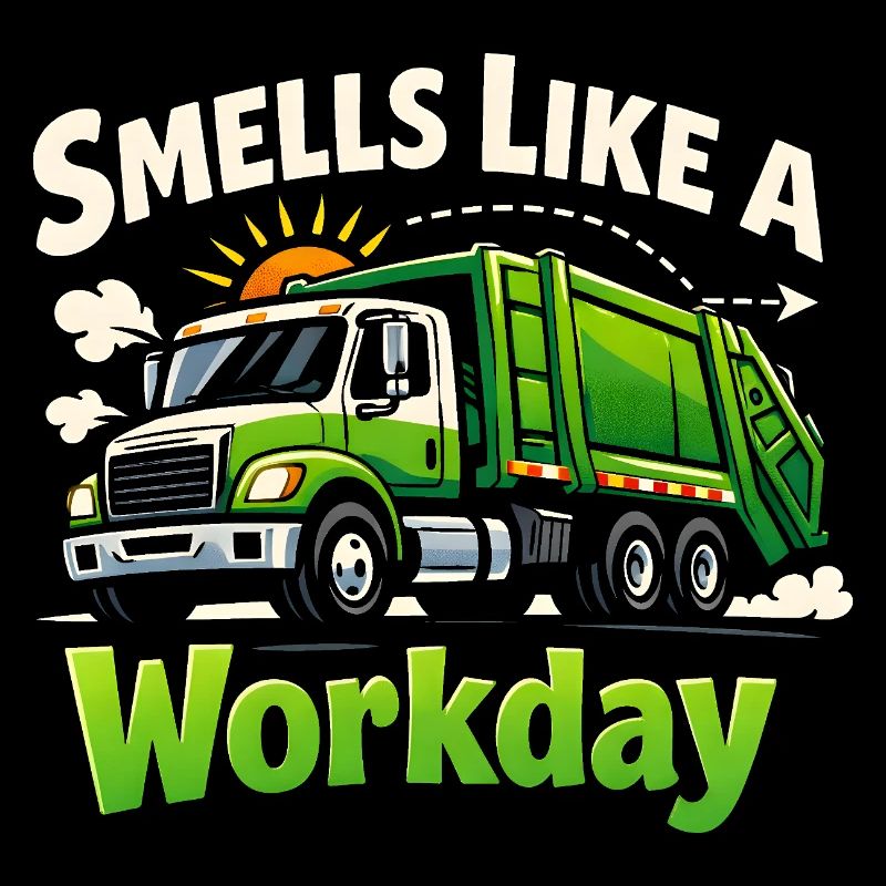 Smells like a working day | Garbage Collection, Humor