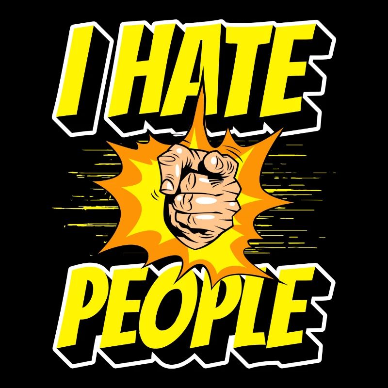 Hatred, humor, aversion, irony