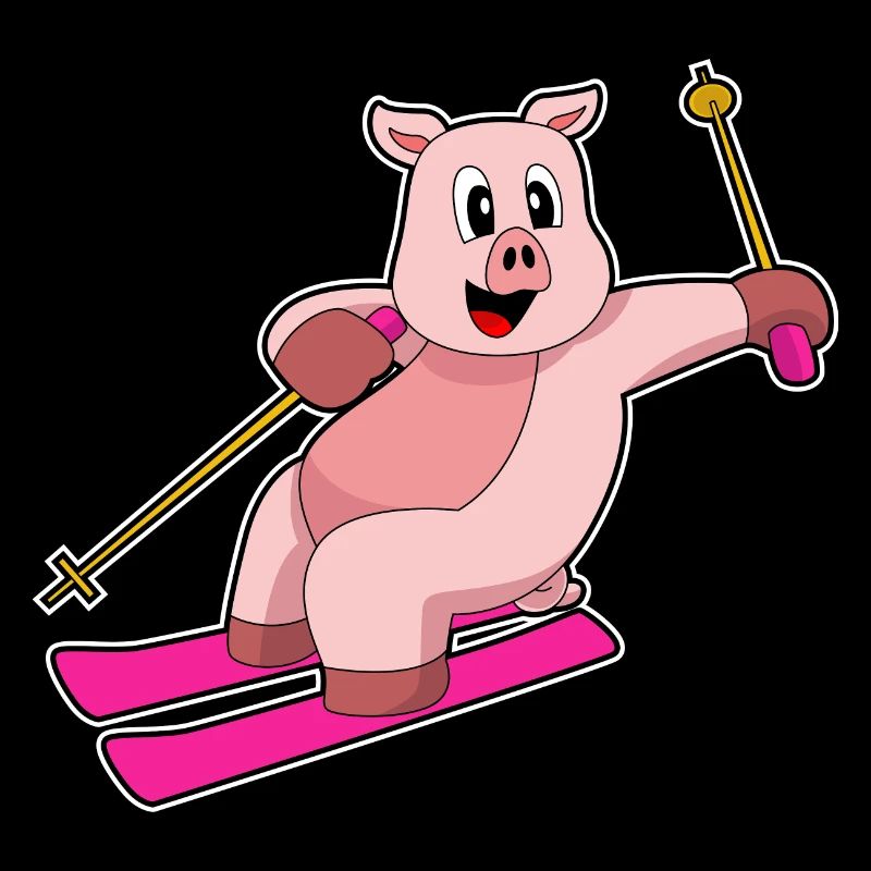 Pig Skier Ski