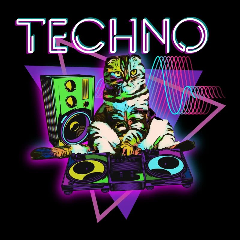 Techno, Techno, Musique, Fête, Energie