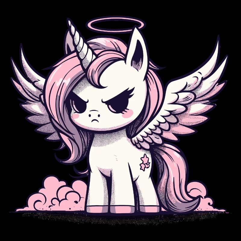 Grimmiges Engels Einhorn