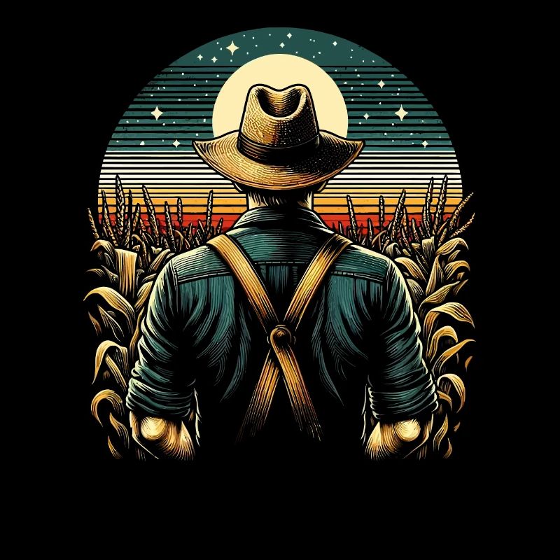 Cornfield Farmer - Proud, Honorable, Legendary