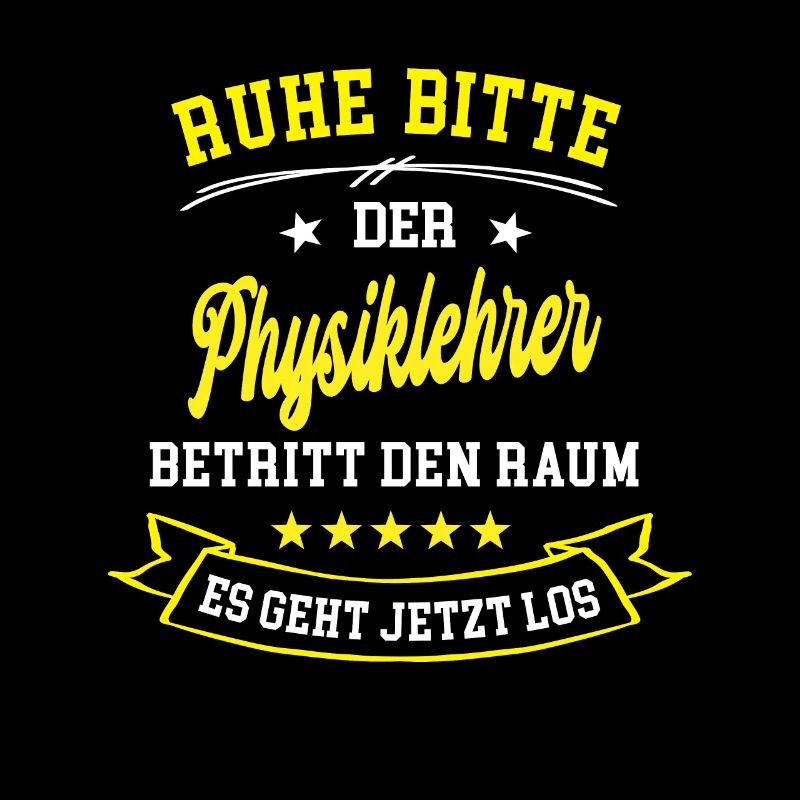Physiker Lehrer der Physik Physiklehrer Physikprof