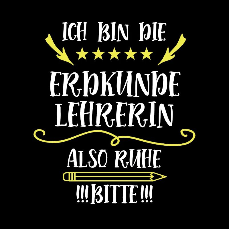 Erdkunde Lehrerin Geolehrerin Erdkundelehrerin