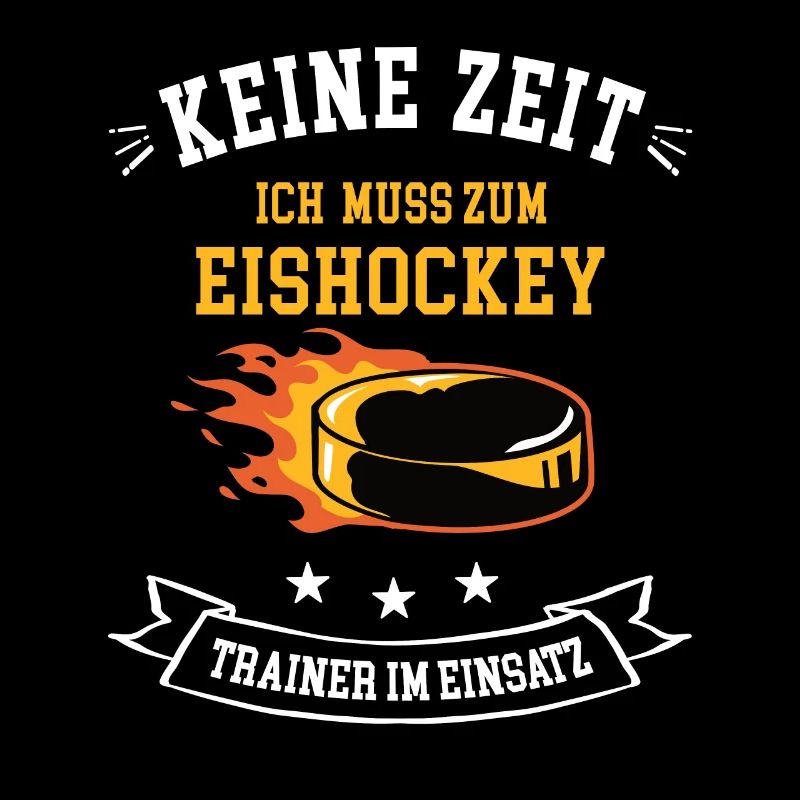 Eishockey Trainer im Einsatz trainieren Eis Hockey