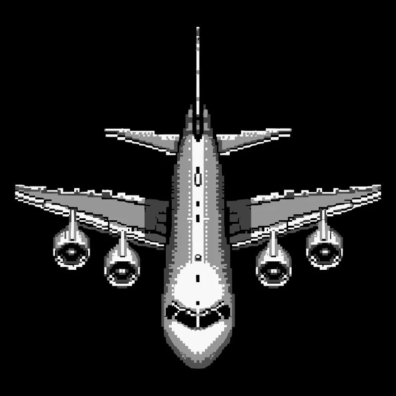 Airplane Pixel Art