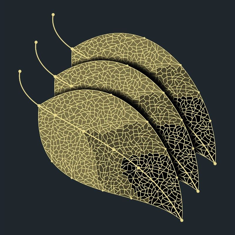 Feuilles décoratives