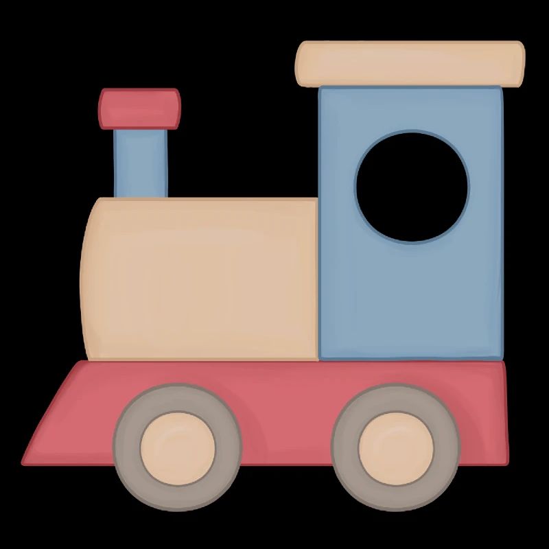 Colorful Move Illustration Railway