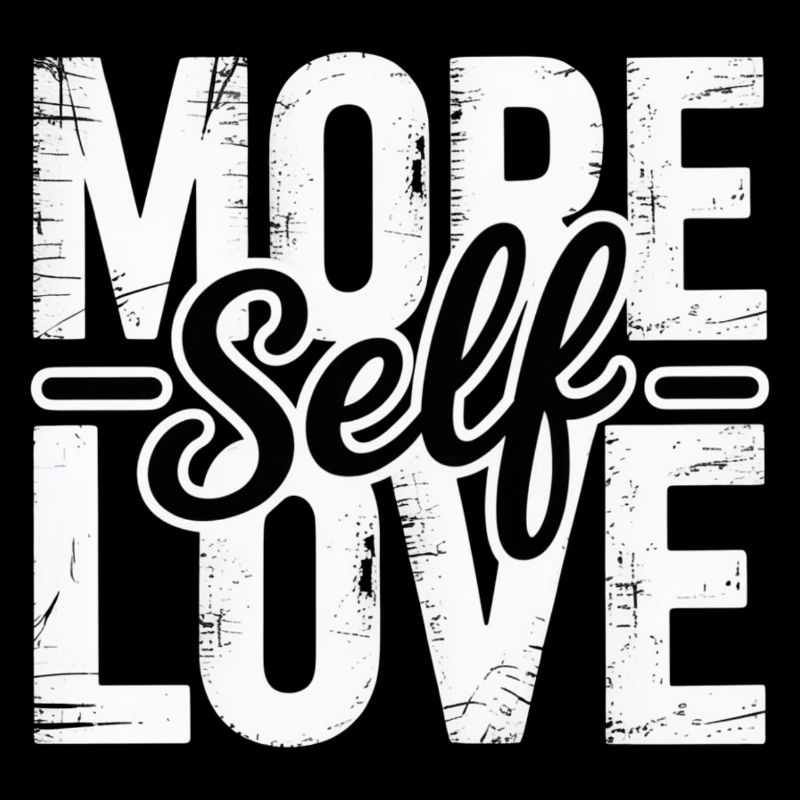Plus d’amour Amour Amour de soi Typographie