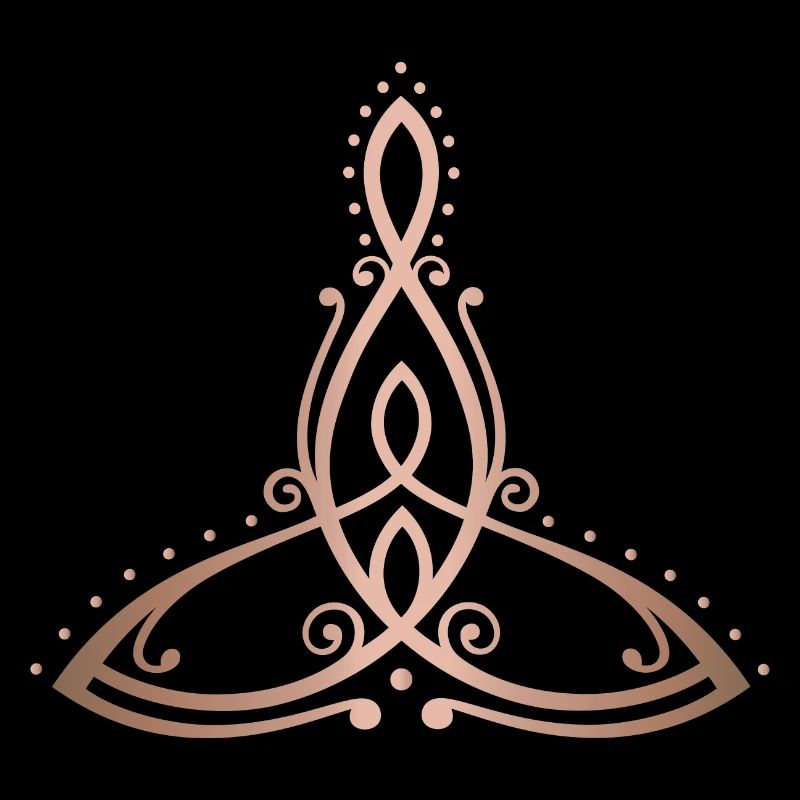 Symbole de la maternité celtique Mère avec deux enfants