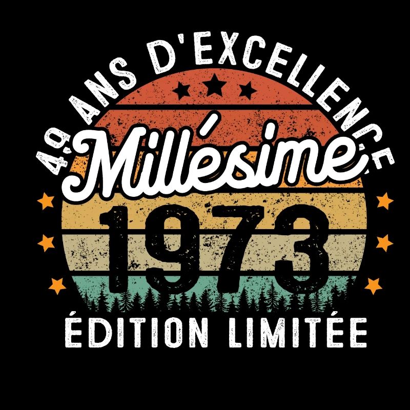 Cadeau d'anniversaire 49 Ans Millésime 1973