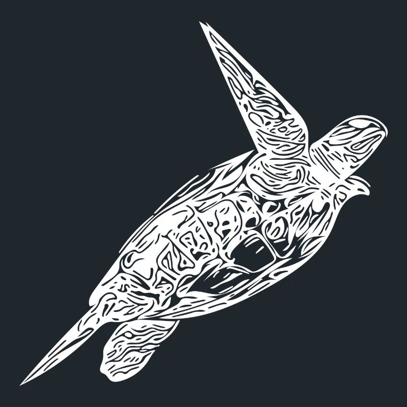 Tortue vintage en surface