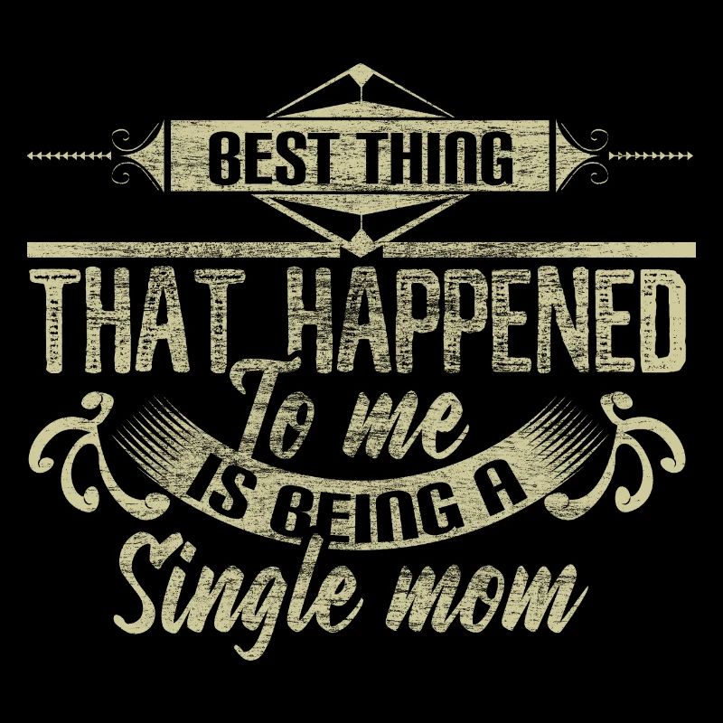 Alleinerziehende Mutter Mum Stolz Geschenk