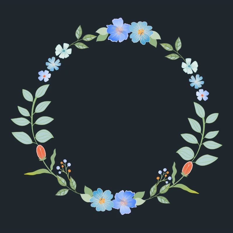 Couronne de fleurs