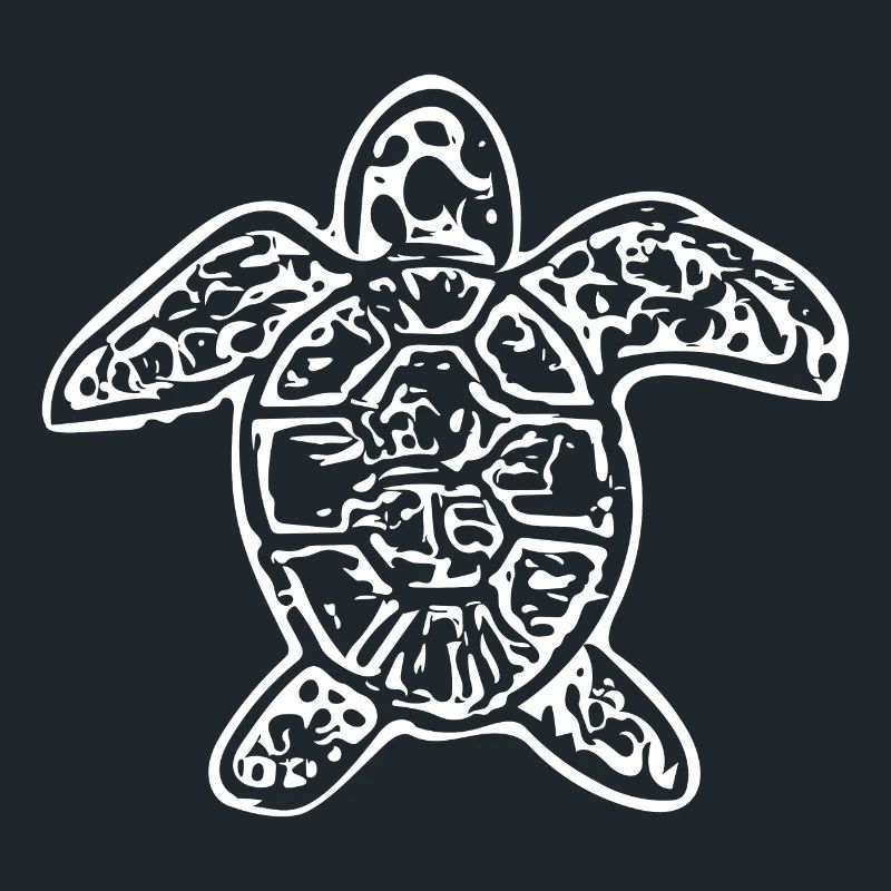 Vintage abstrakte Schildkröte