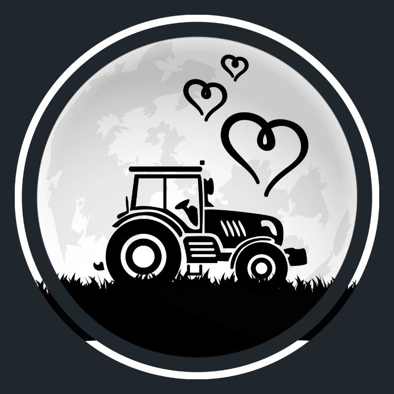 Traktor Traktorfahrer Schlepper "Traktor-Liebe"