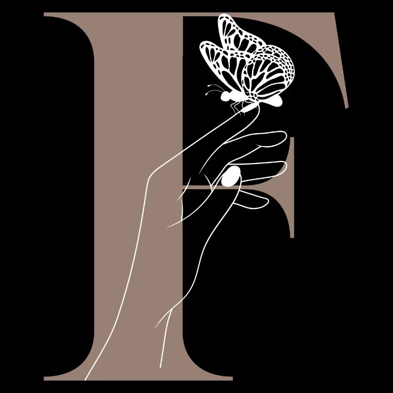 letter f magic butterfly