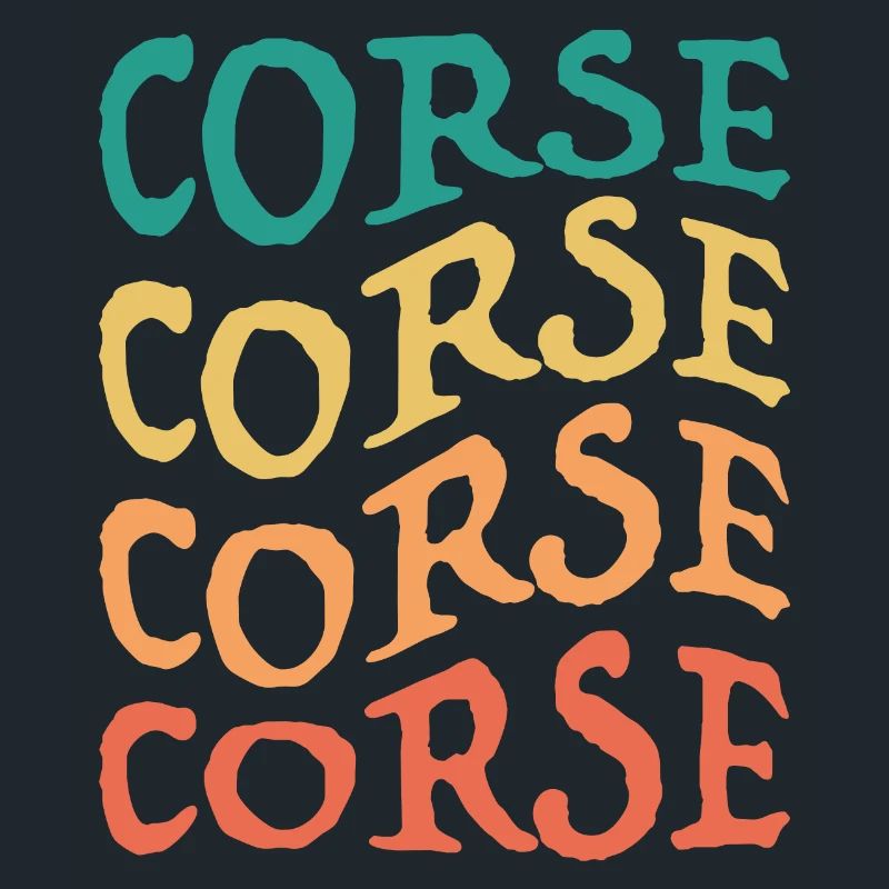 Corse Multicolor Design Geschenkidee