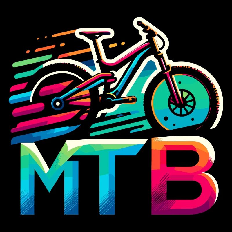 Éclaboussure vibrante de vélo VTT