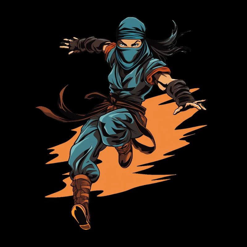 Charming Ninja Fighter I Ninja Girl I Ninja