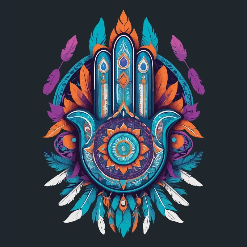 Hamsa Main Mandala Bohème Chic