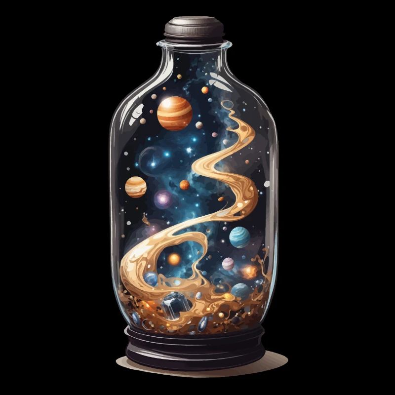 Outer Space in Bottle Boho Esthétique Streetwear