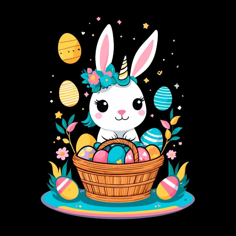 Funny Unicorn Easter Bunny Cute Easter Unicorn