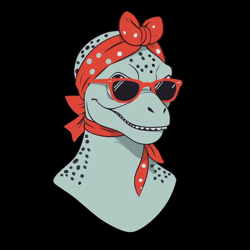 Lustige Dinosaurier Mutter Coole Dino Frau