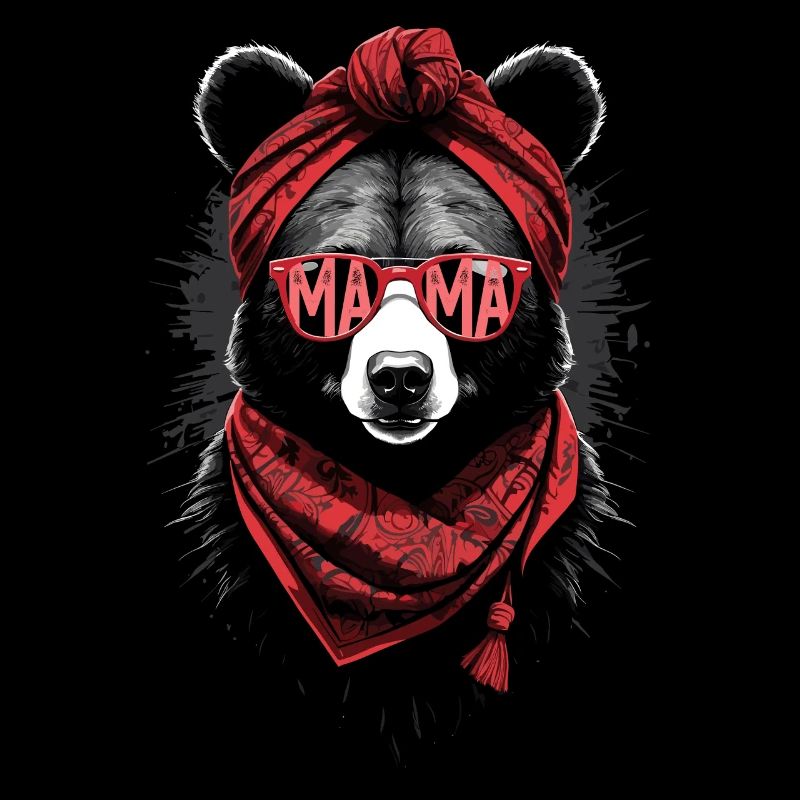 Lustiger Mama Bär Mutter Bärin Bärenliebhaber