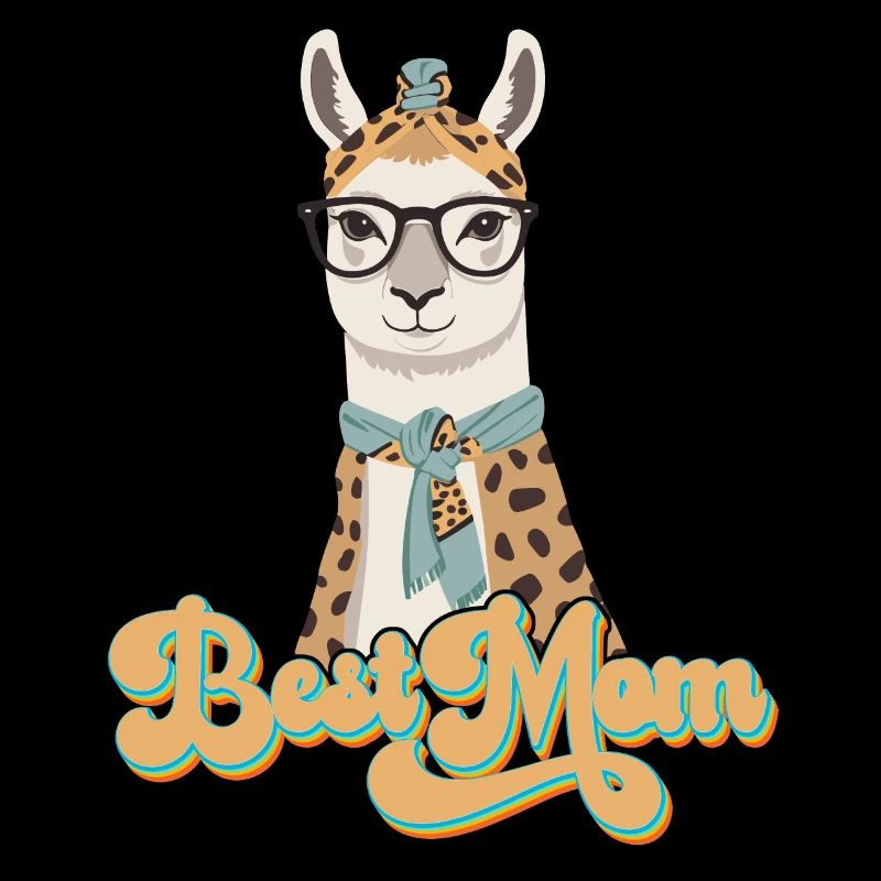 Lama Liebende Mama Lustiges Mutter Design